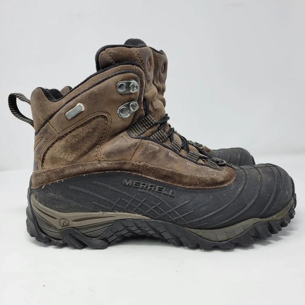 Merrell Isotherm 8 Waterproof Men's Size 8 Espresso‎ Hiking Boots